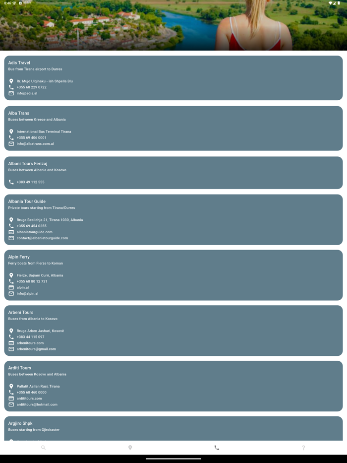 Albania Bus Timetable