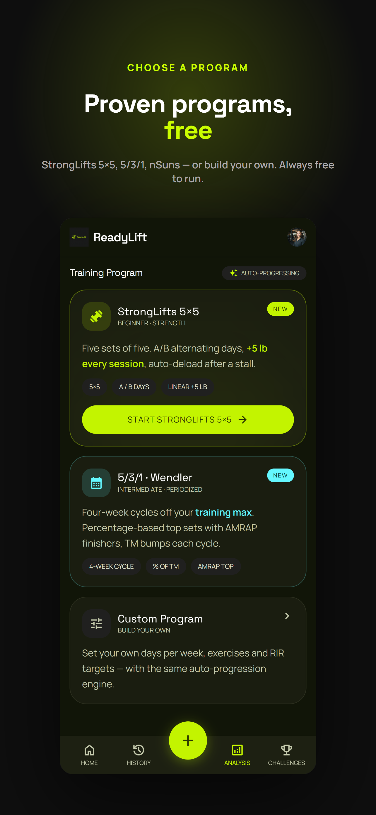 ReadyLift: Gym Workout Tracker screenshot 3