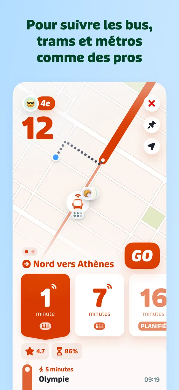 Screenshot #2 pour Transit • Horaires Bus & Métro