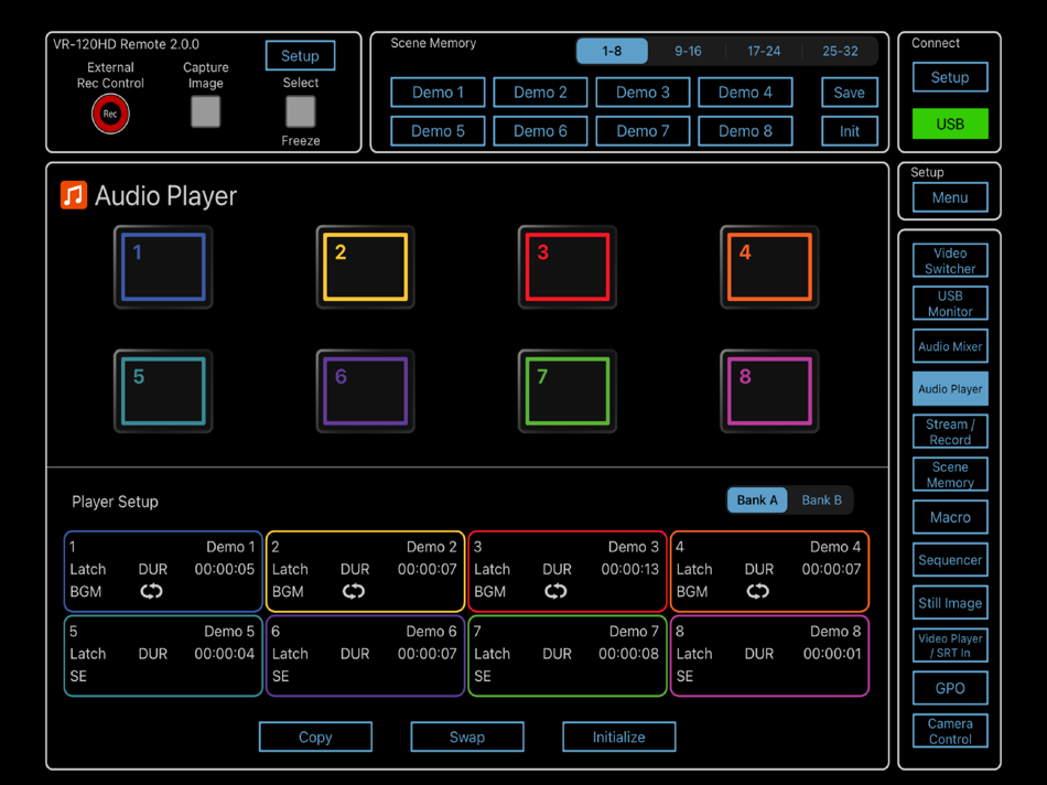#4. VR-120HD Remote (iOS) 게시자: Roland Corporation