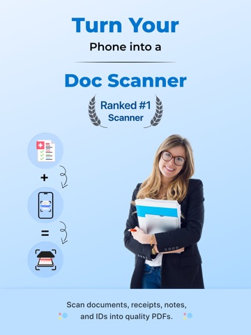 iScan Pro: PDF Scanner & OCR iPad screenshot