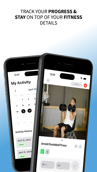 Fitness Flex Tracker Screenshot