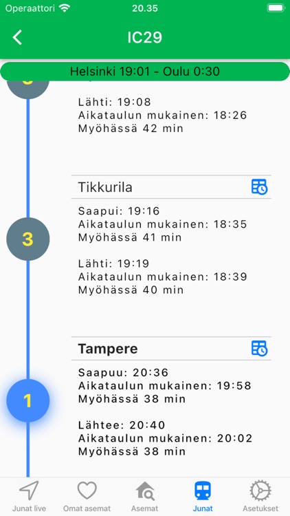 JunatNyt Trains Finland screenshot-3