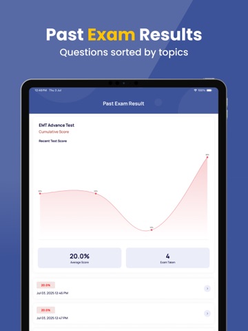 EMT (NREMT) Practice Test iPad screenshot