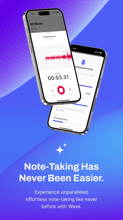 Wave: AI Note Taker