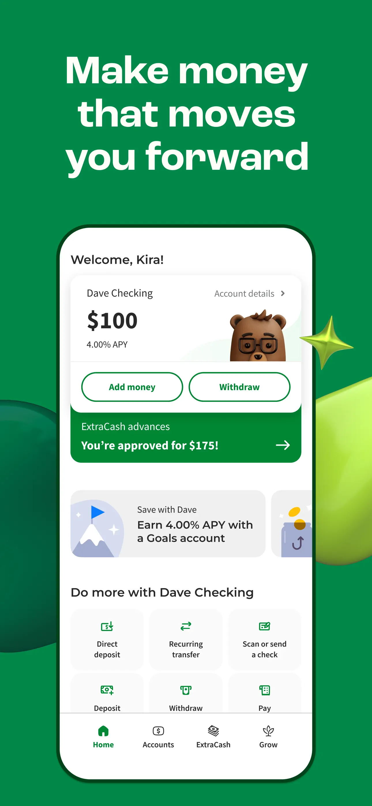 Dave: Credit, Cash & Money App screenshot 5