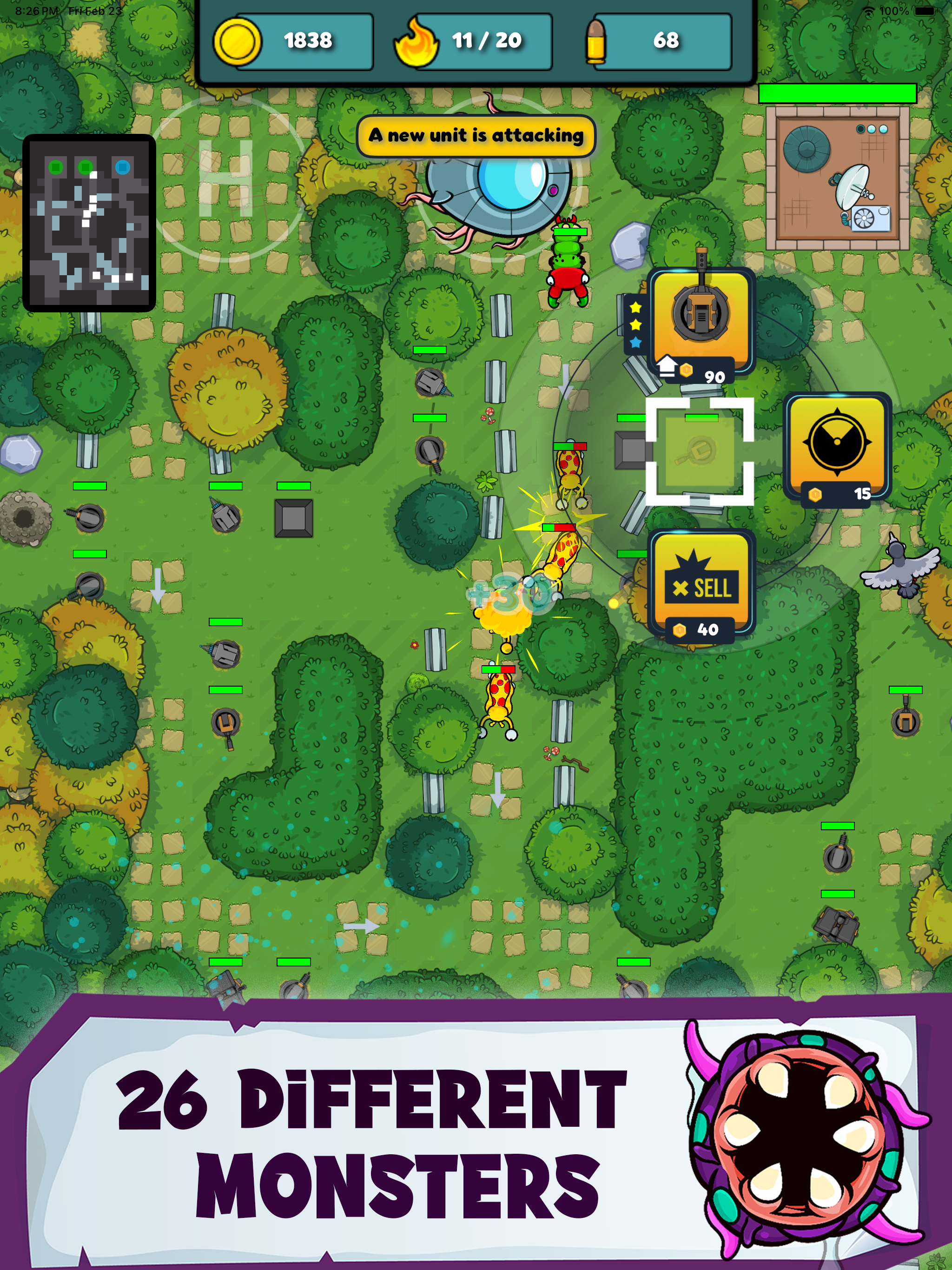 Crazy Monsters: Alien Defense screenshot 13