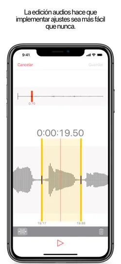 Captura de pantalla de Just Press Record en iPhone 6
