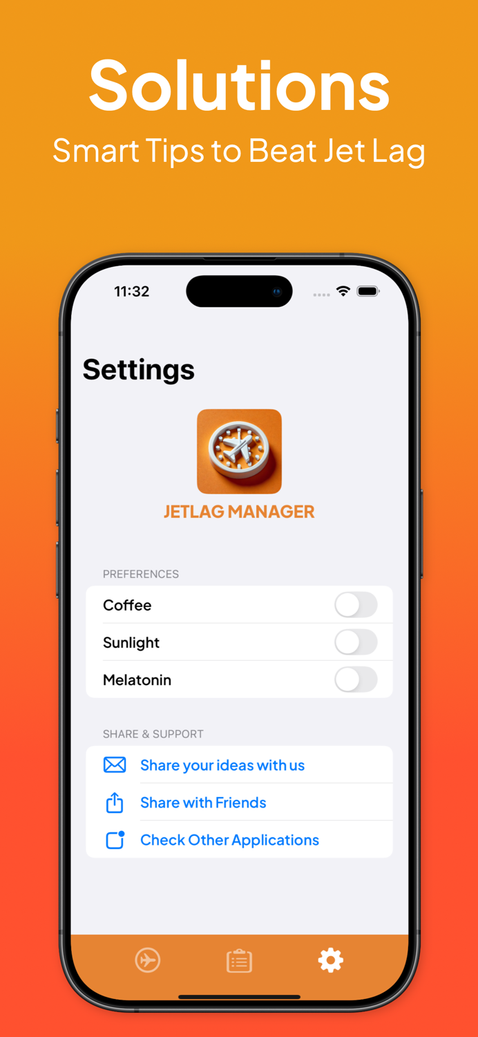 Time Zone Shifter for Jet Lag