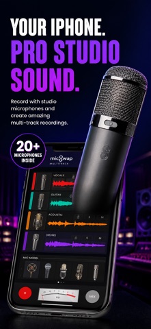 MicSwap MultiTrack Pro: Studio App Store preview screenshot 1