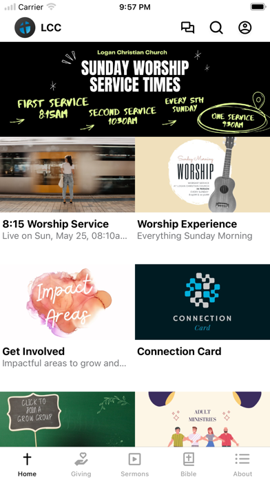 Screenshot #1 pour Logan Christian Church