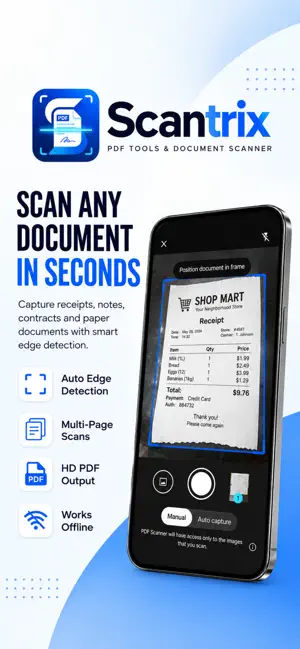 Scantrix PDF Scanner screenshot 1