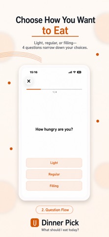 Dinner Pick - Tonight's Meal iPhone screenshot