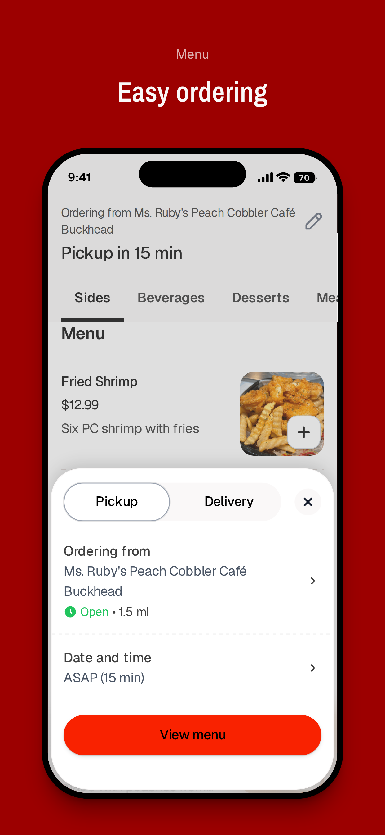 Ms. Ruby's Peach Cobbler Café