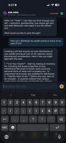 EGK EstateVault AI screenshot
