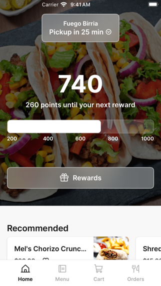 Fuego Birria app screenshot