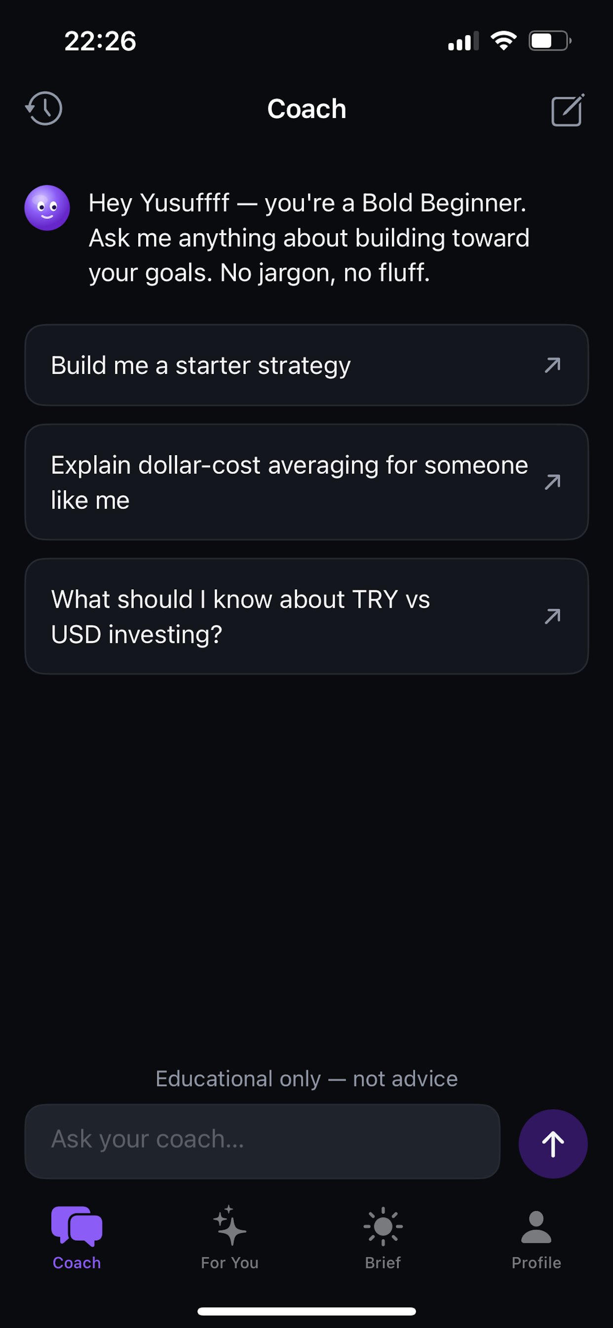 Financebro: AI Finance Teacher screenshot 3