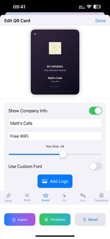 Wifi Network QR Code Generator Screenshot 4 of 4