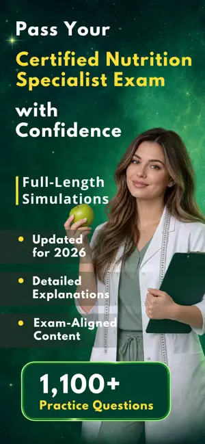 CNS Nutrition Exam Prep 2026 screenshot 1