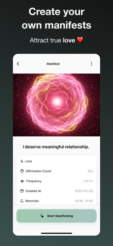ManifestMe: Affirmation App screenshot