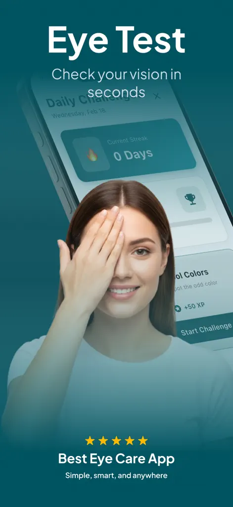 Eye Test & Vision Checker - Productivity App | MWM