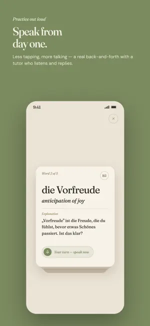 Klar Speak: AI Language Tutor screenshot 4