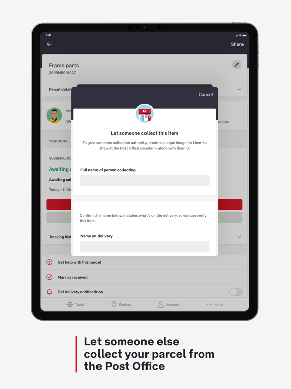 Australia Post iPad screenshot 5 - Business app