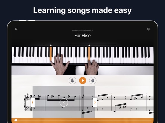 flowkey – Piano leren spelen iPad app afbeelding 6