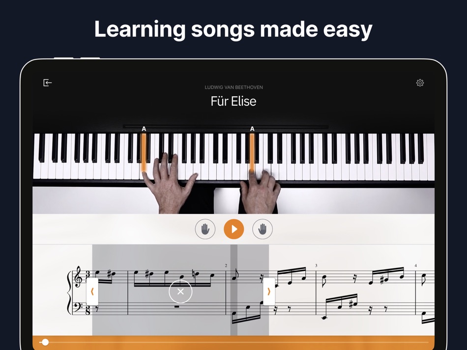 #6. flowkey – Learn to Play Piano (iOS) بواسطة: flowkey GmbH