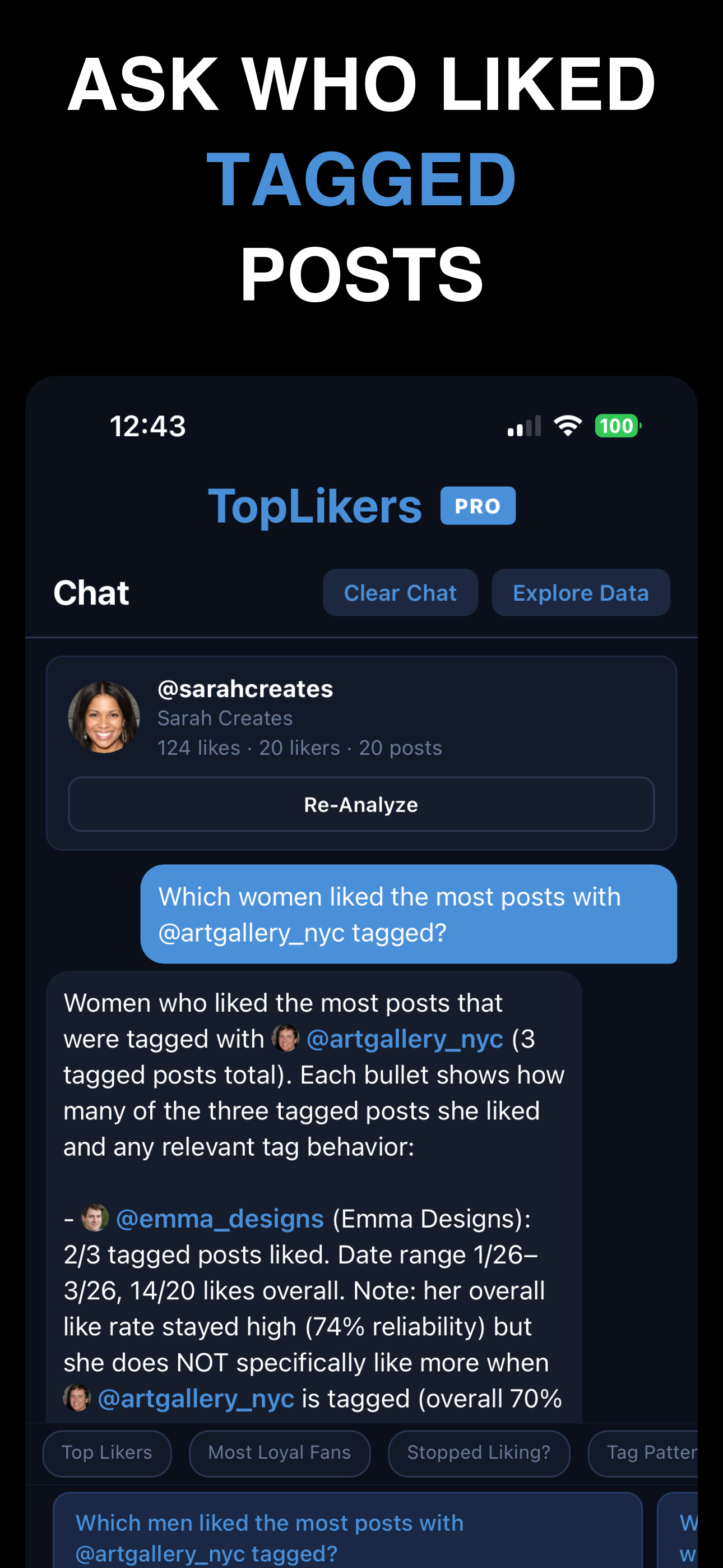 TopLikers: Chat With Likes