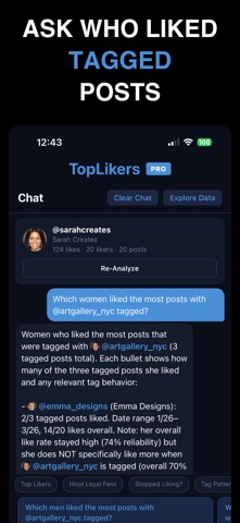 TopLikers: Chat With Likes iPhone screenshot