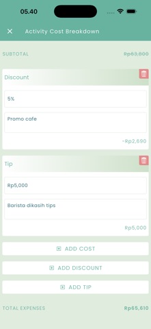 JajanTracker screenshot