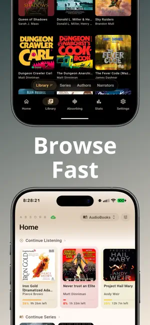 Absorb - for Audiobookshelf iPhone screenshot 5