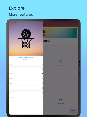 Basketball Shooting Helper iPad screenshot
