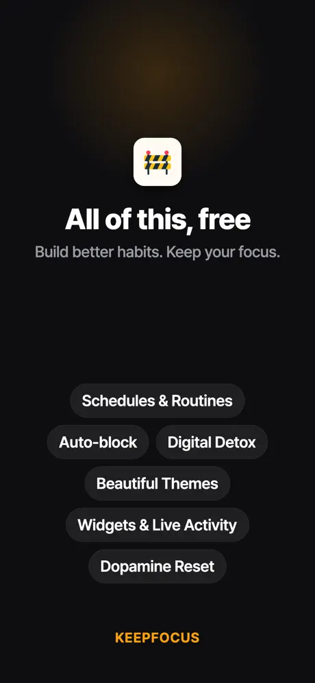 KeepFocus: Block Apps & Sites 网站应用锁应用截图