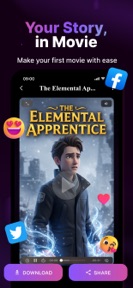 Cinely: AI Film & Movie Maker screenshot