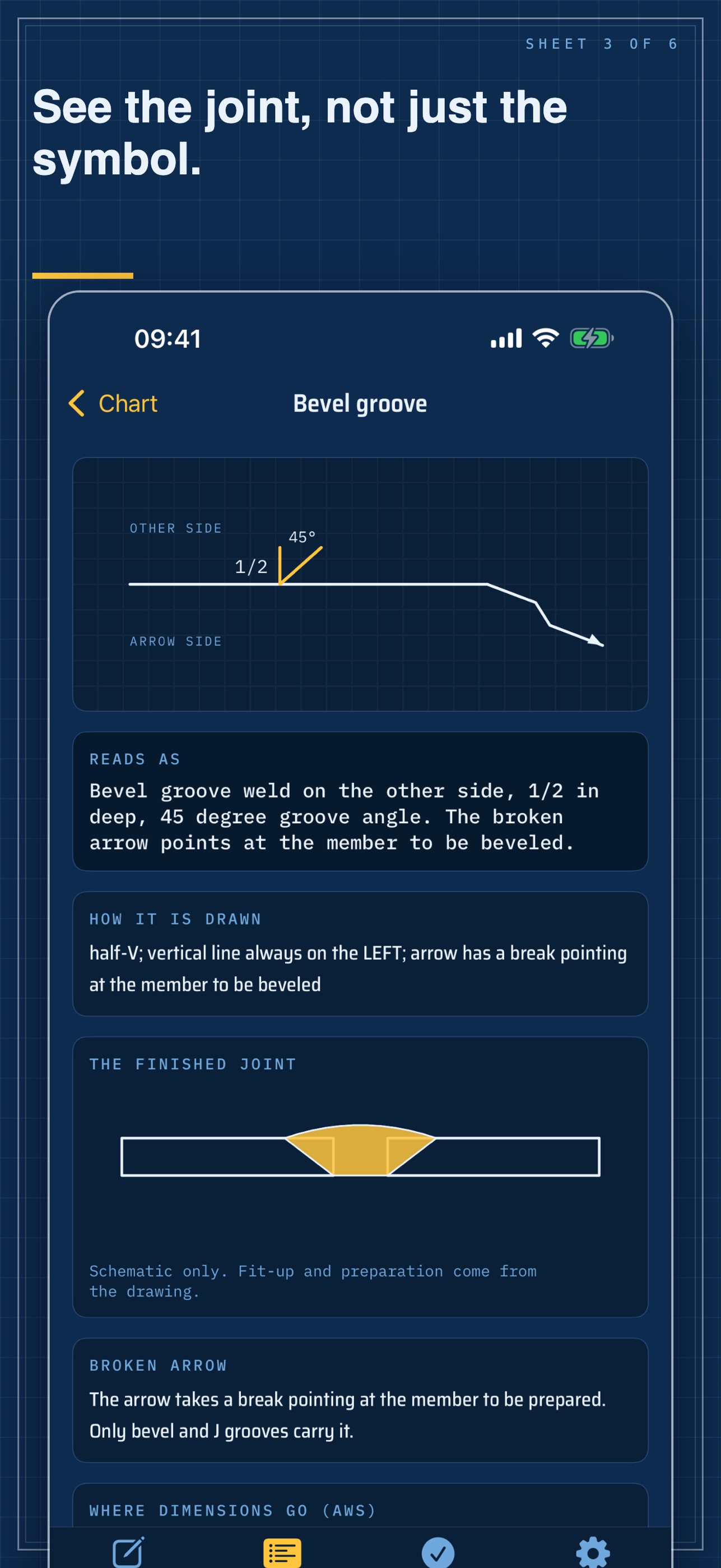 Screenshot 3 of Welding Symbols Pro
