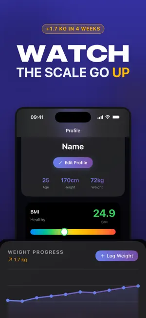 MacroMora: Weight Gain Tracker screenshot 4