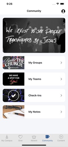 VL Church app screenshot 3