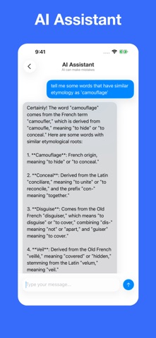 English etymology and origins screenshot