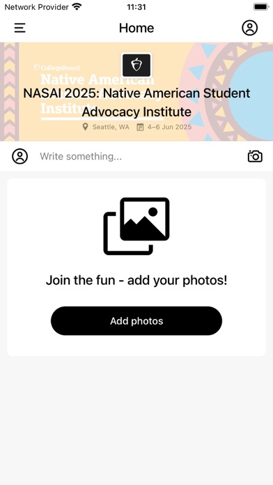 College Board Events Screenshot