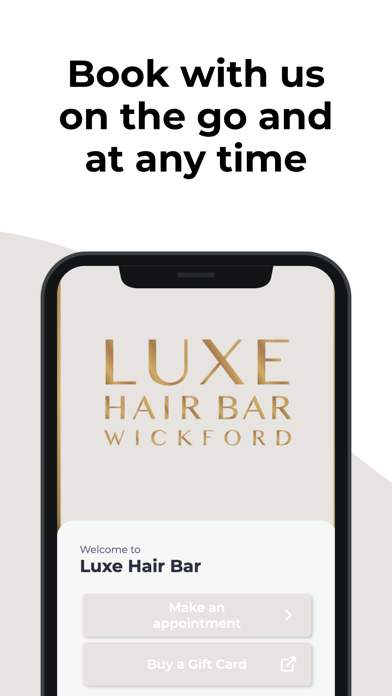 Luxe Hair Bar app screenshot