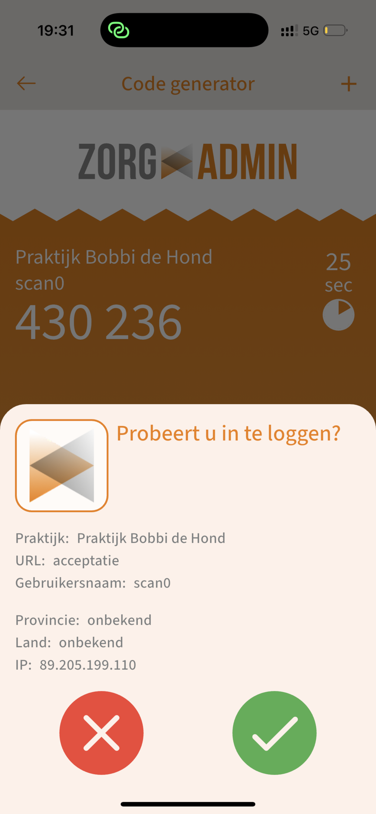 ZorgAdmin App