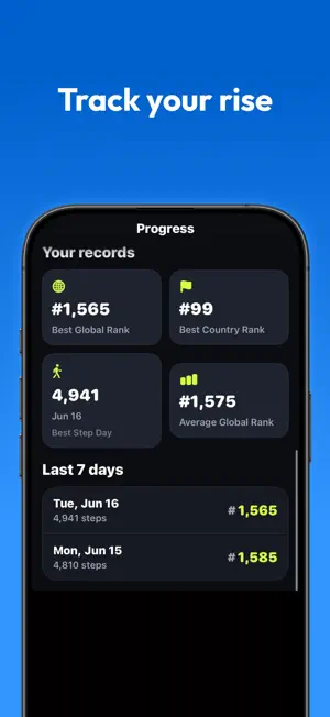 Global Steps: Walking League screenshot 4