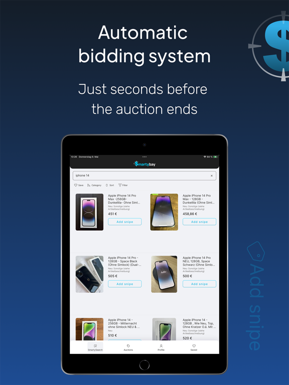 Smartybay - Smart Search iPad screenshot 2 - Shopping app
