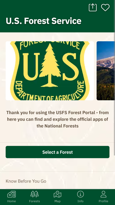 National Forest Explorer Screenshot
