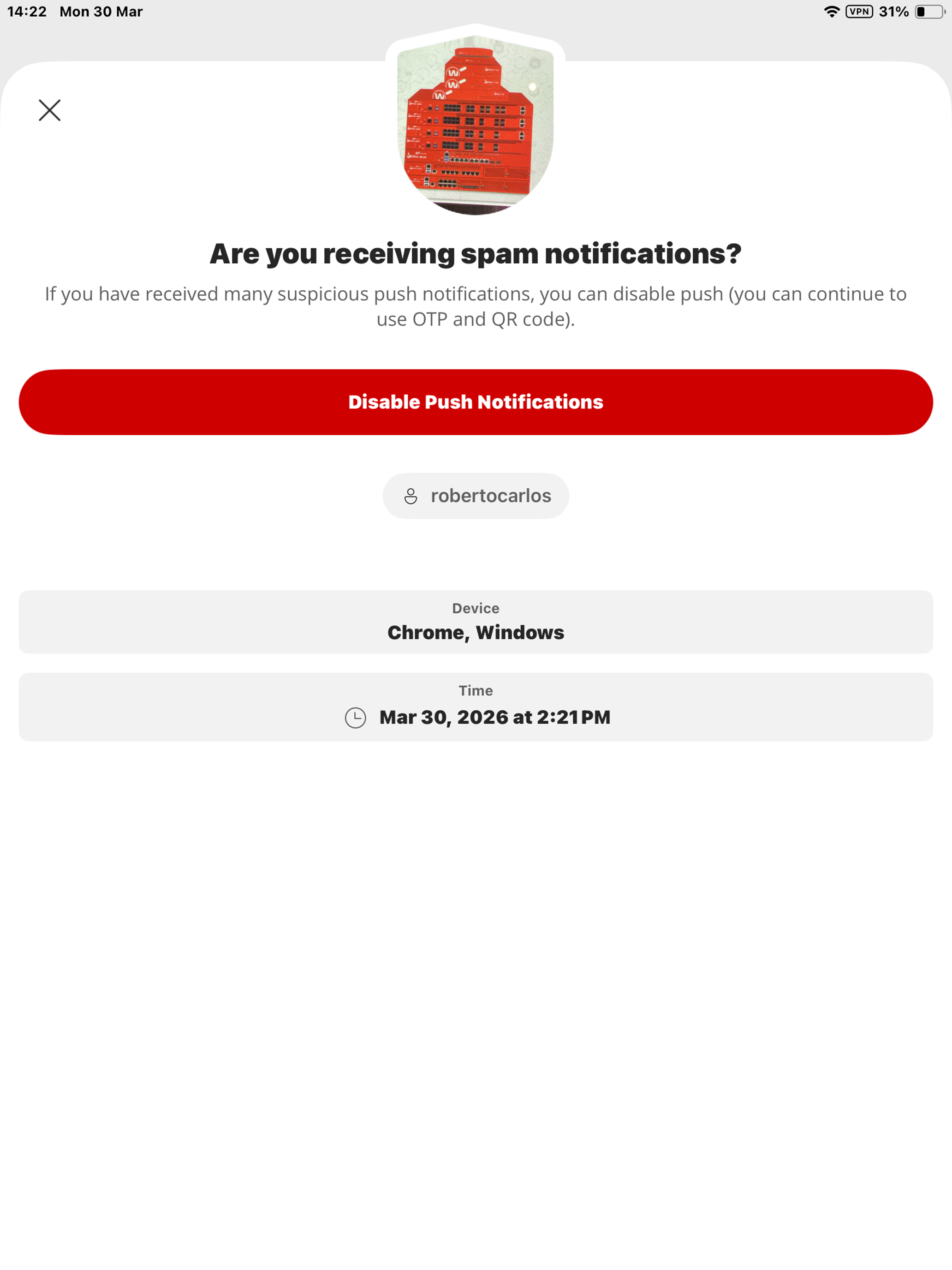 WatchGuard AuthPoint
