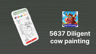5637 Diligent cow painting Screenshot