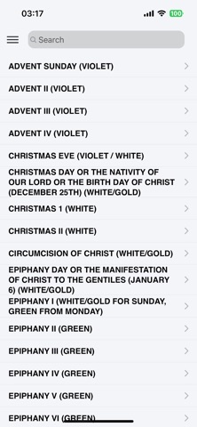 The Anglican Liturgy iPhone screenshot