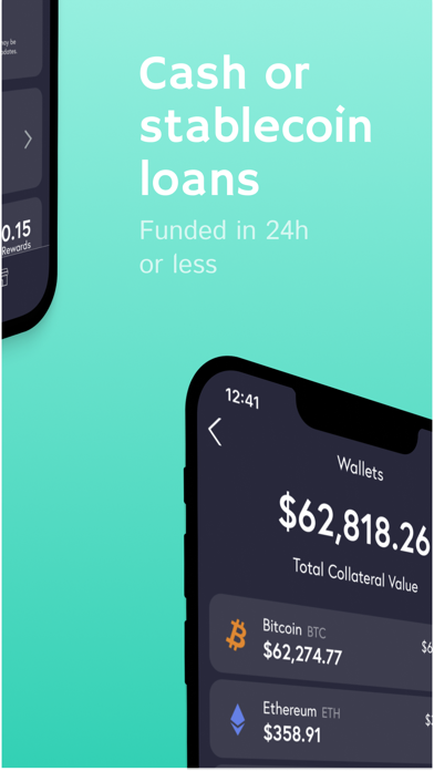 SALT Crypto Loans Screenshot